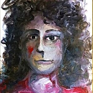 Woman in red